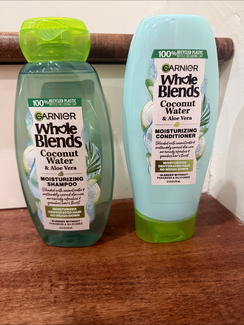 NWT Garnier Whole Blends Coconut Water & Aloe Vera Shampoo conditioner